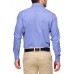 Formals by Koolpals-Cotton Blend Plain Shirt Office Blue Solid